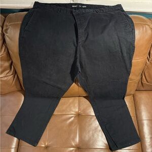 Old Navy Men's Black Chinos 44x32 EUC